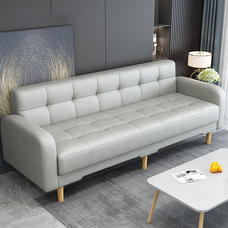 Industrial Living Room Settee Square Arm Biscuit Back Seating