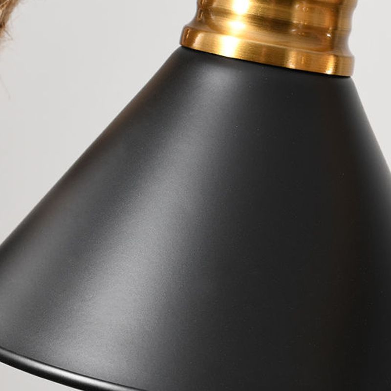 Industrial Island Light Metallic Hanging Lighting Fixture for Dining Room