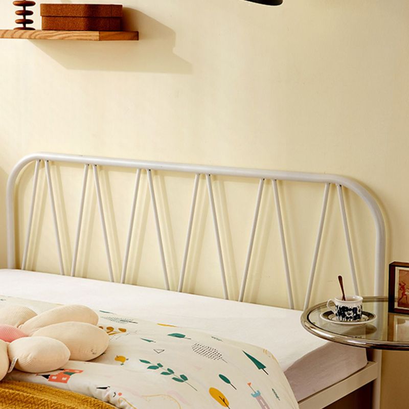 Glam Standard Bed Metal Open-Frame Bed with Custom Gold Legs