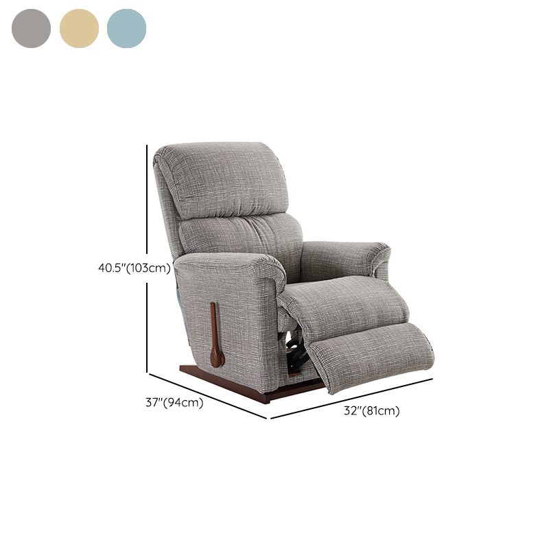 Fabric Electric Standard Recliner Nordic Style Living Room Single Recliner