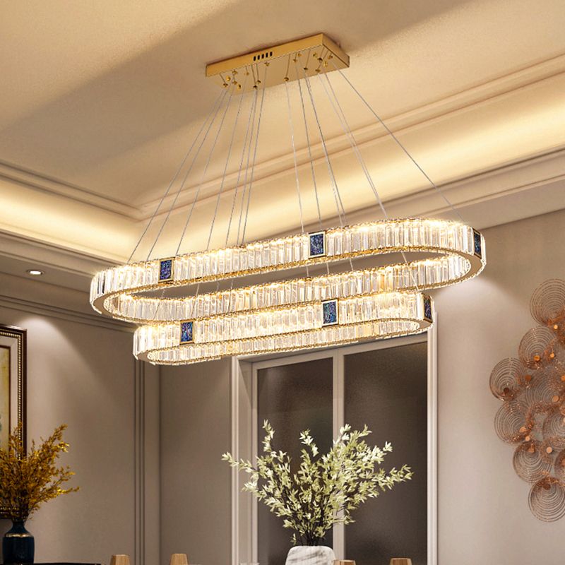 Crystal Hanging Pendant Lights Contemporary Hanging Lamps for Dining Room