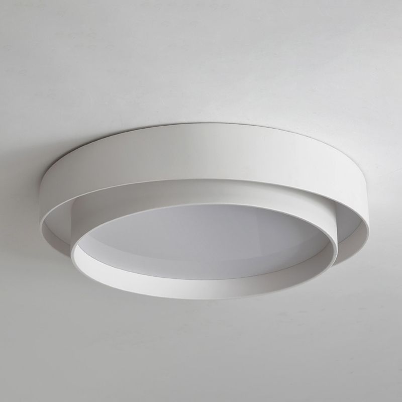 Lacquered Iron LED Ceiling Light in Modern Minimalist Style Acrylic Circular Ceiling Fixture