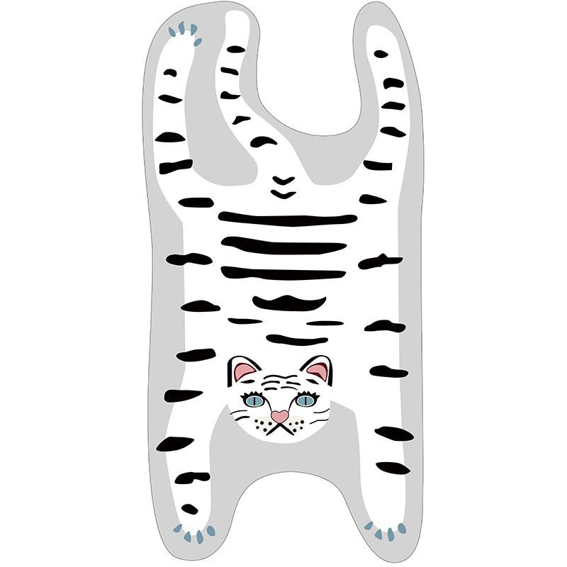 Nieuwheid dierpatroon Tapijten Polyester binnen Tapijt niet-slip achterstappert tapijt voor huizendecoratie