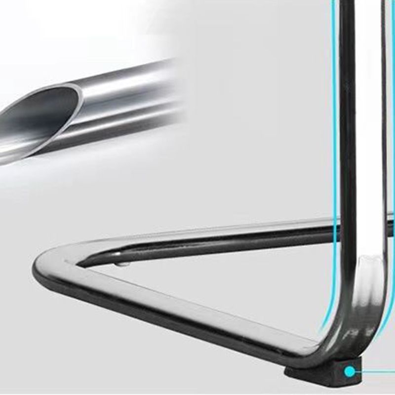 Contemporary Computer Chair Faux Leather Padded Arms Office Chair