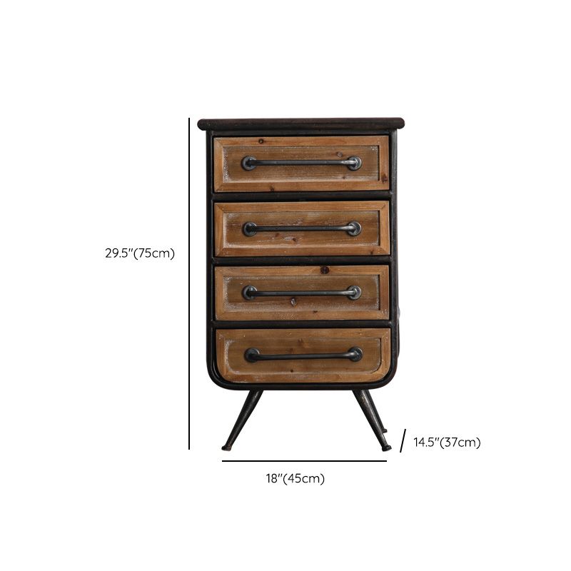 Industrial Cabinet Bar Pulls With Stroge Rectangle Distressed Wood Accent Cabinet