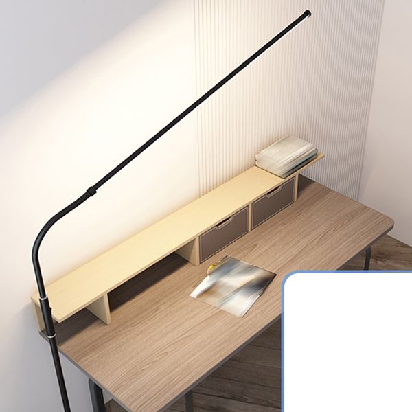 Modern Style Linear Shape Floor Lighting Metal 1 Light Floor Light for Dining Room