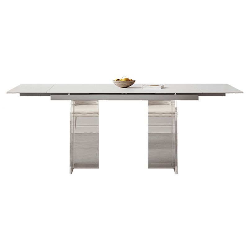 Contemporary 1/4/5/7 Pieces Furniture Rectangle Stone Dining Set for Home