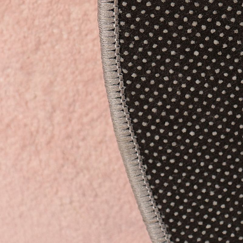 Pink Dot Carpet Polyester Nordic Area Carpet Non-Slip Backing Carpet for Living Room