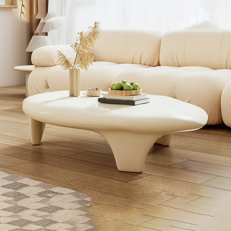 3 Legs Irregular Coffee Table Modern 11.8-In High 1 Single Cocktail Table