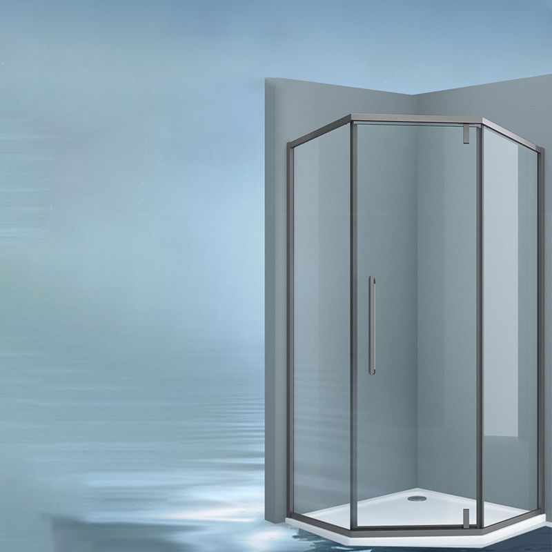 Transparent Shower Bath Door Pivot Scratch Resistant Shower Bath Door