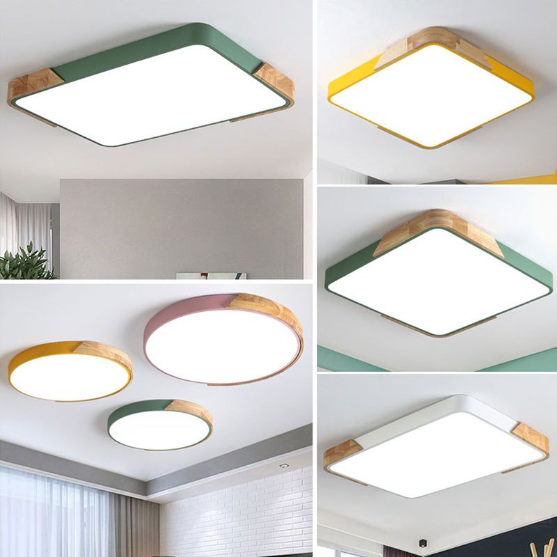 Moderne stijl 1-lichts inbouwarmaturen Geometrische acryl inbouwplafondlamp