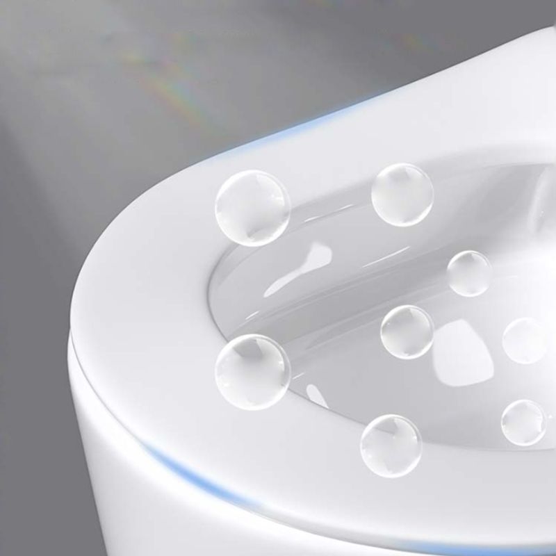 Contemporary White Ceramic Toilet Bowl Floor Mounted Urine Toilet for Washroom