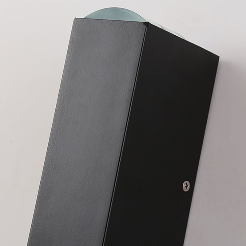 Sombra rectangular arriba y abajo de la pared LED aplanos modernos de estilo minimalista de metal de estilo minimalista