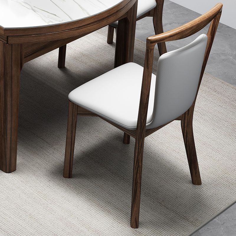 Contemporary 1/2/7 Pieces Furniture Round Stone Dining Set for Restaurant