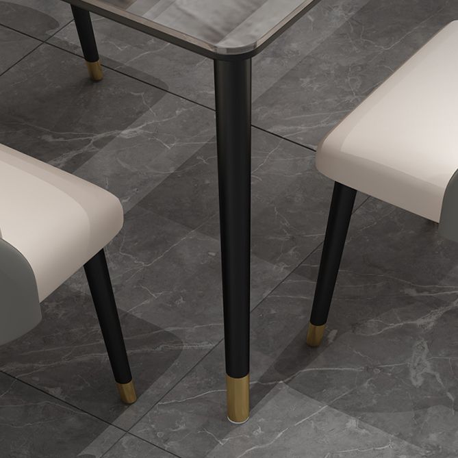 Contemporary 1/2/5/7 Pieces Furniture Stone Rectangle Dining Chairs Set for Home