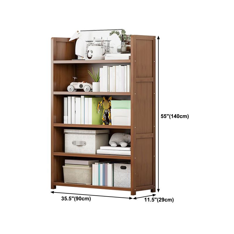 11.42"W Bookshelf Contemporary Style Bookcase for Office and Study Room