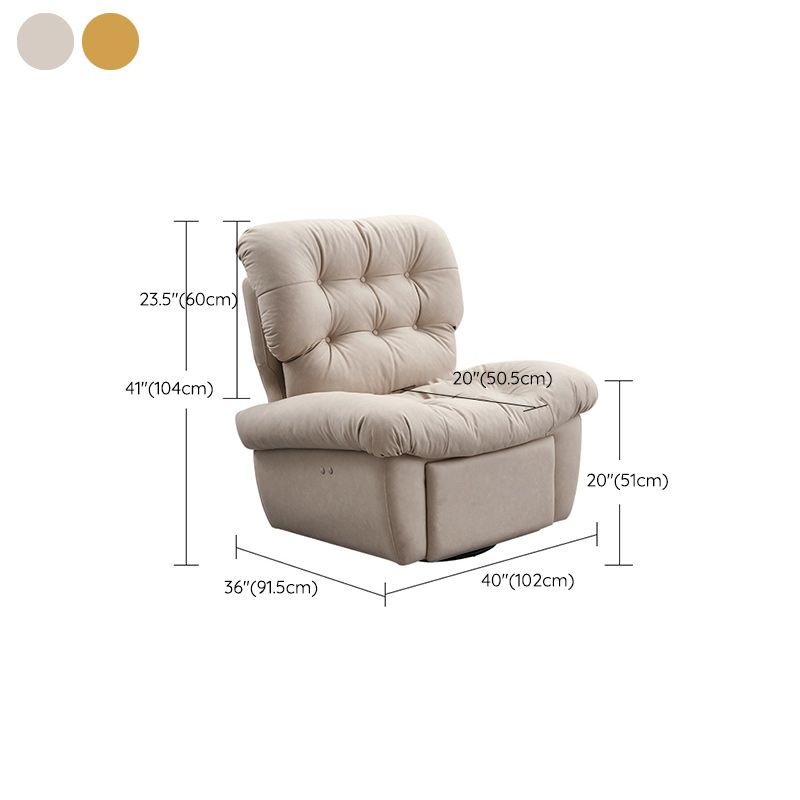 Removable Cushions Recliner Chair Power Reclining Type Standard Recliner