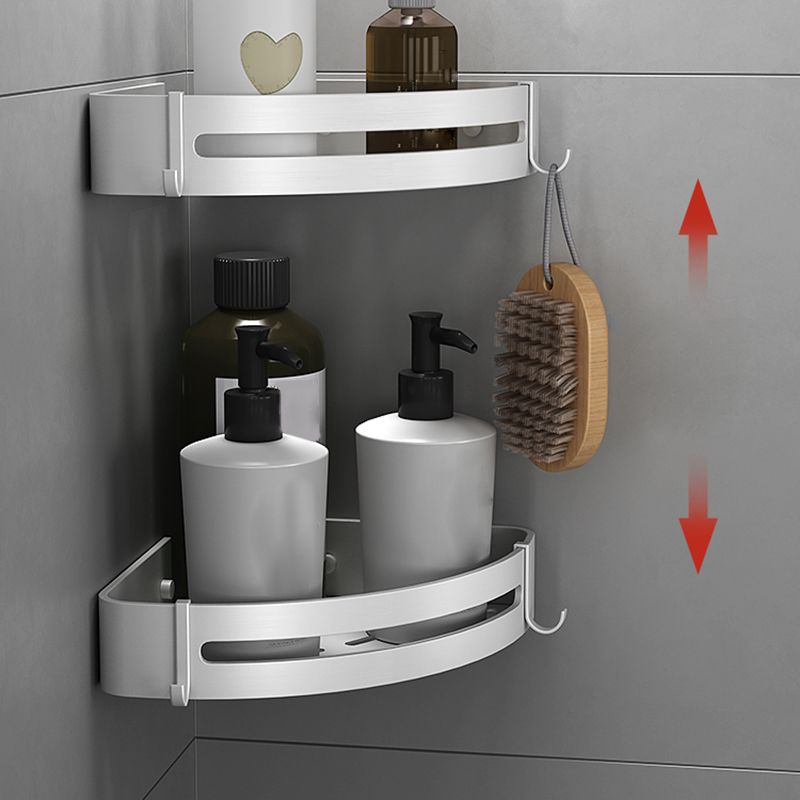 Silver Bathroom Set Modern Anti-rust Bathroom Accessory As Individual or As A Set