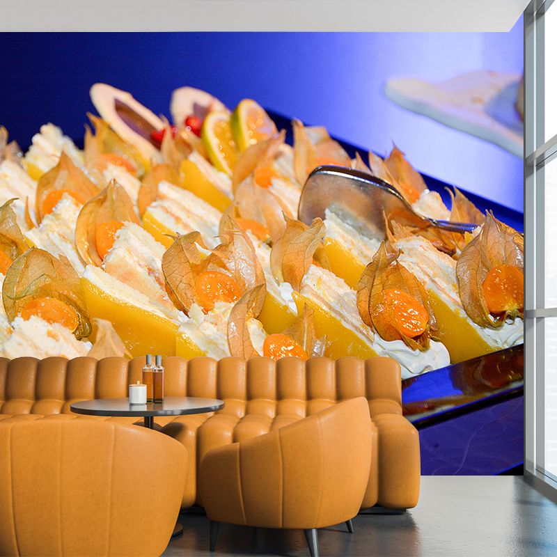 Modern Cake Shop Decoration Cake Mural Wallpaper Moisture Resistant Art