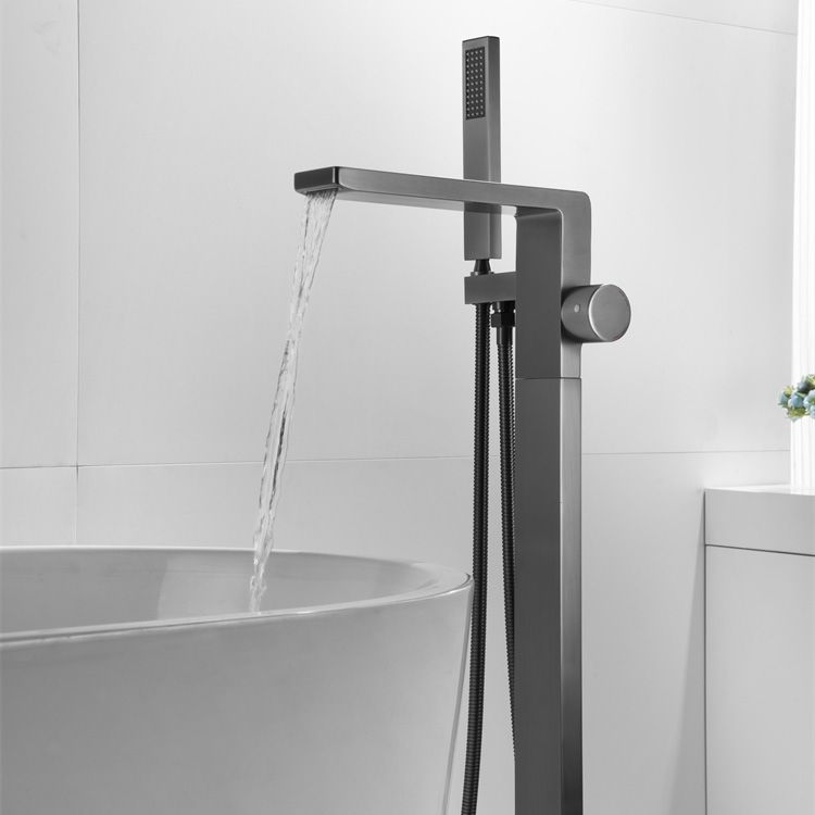Modern Freestanding Faucet Metal Freestanding Tub Filler Trim