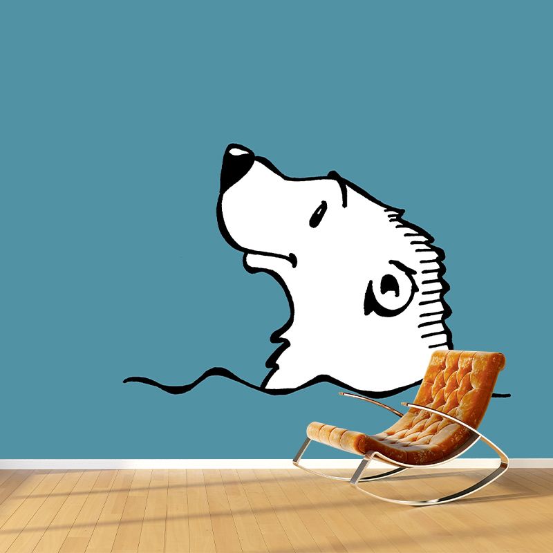 Animals Illustration Resistant Mural Wallpaper Sleeping Room Wall Mural