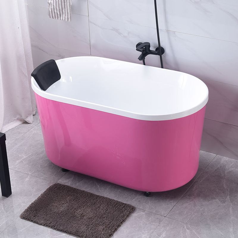 Antique Finish Soaking Bathtub Acrylic Back to Wall Bath Tub (Board not Included)