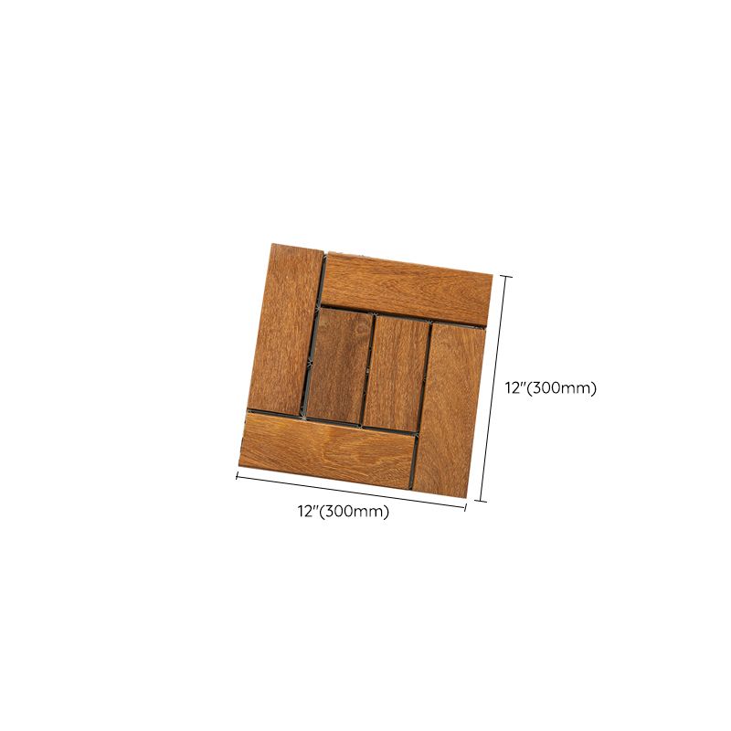 Outdoor Laminate Floor Wooden Square Scratch Resistant Stripe Composite Laminate Floor