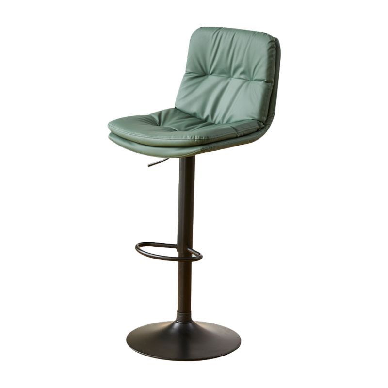 Bucket Adjustable Height Dining Stool Industrial Indoor Counter-height Stool with Swivel