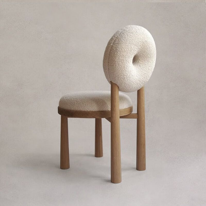 Contemporary Upholstered Dining Room Solid Wood Armless Dining Chair