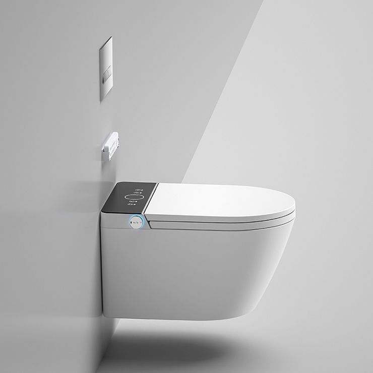 Modern White Wall Mount Urine Toilet Siphon Jet Toilet Bowl with Toilet Seat
