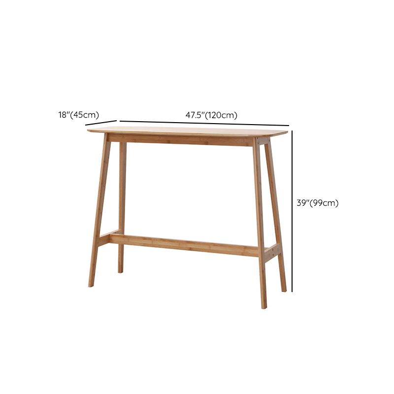 Contemporary Style Bar Set 1/2/3 Pieces Rectangle Pub Dining Set for Indoor