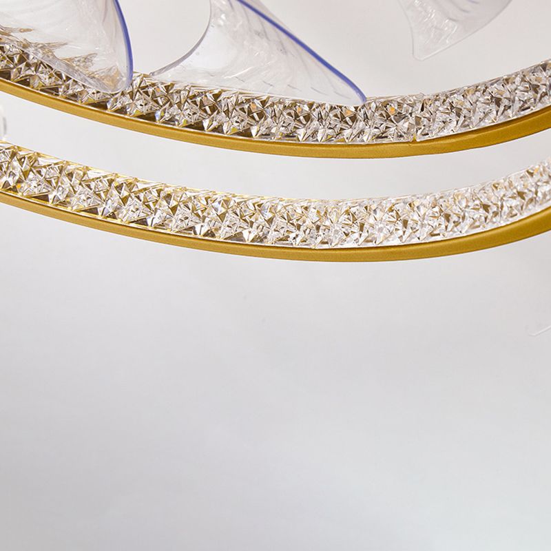 Macaron Circular Plafond Ven d'éclairage