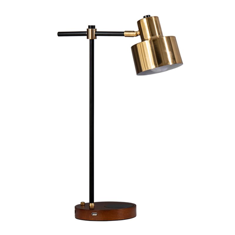 Modern Eye Caring Table Lamp Metallic Desk Light for Study Bedroom Sitting Room