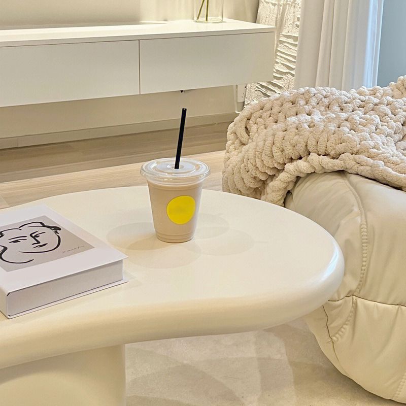 Pedestal Coffee or End Table Contemporary Slate Coffee Cocktail Table