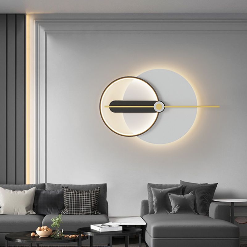 Geometry Shape Metal Wall Lights Modern Style 2 Light Wall Sconce Lights