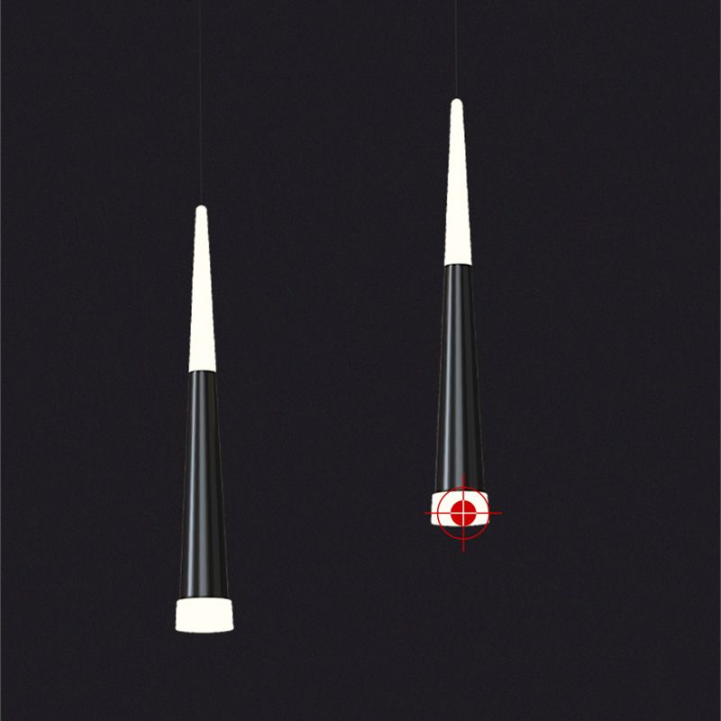 Cone Island Lighting Fixture Contemporary Style LED Metal Pendant Lighting Fixture