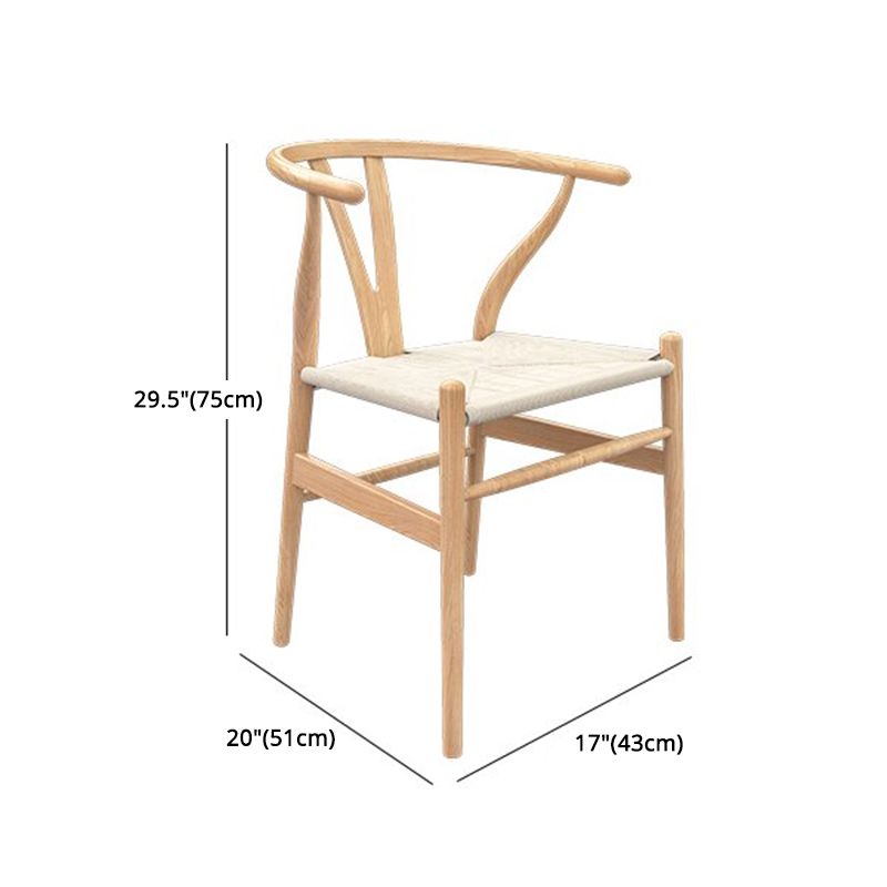 Modern 1/2/4 Pieces Beige Dinette Set Ash Wood Rectangle Dining Table Set