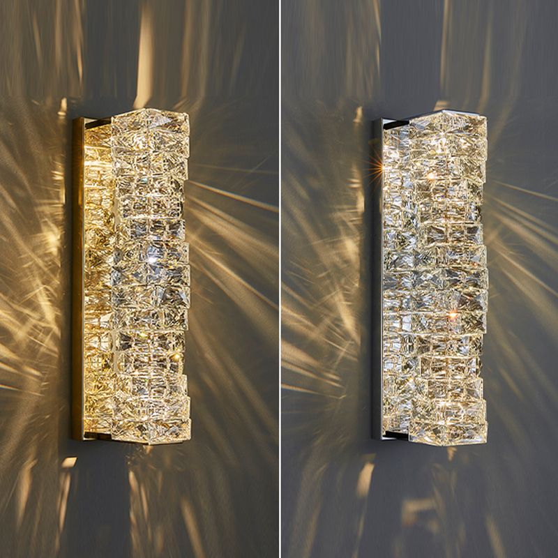 Sombra única de la pared de cristal de sombra estilo moderno de 1 luz de montaje de pared lámpara