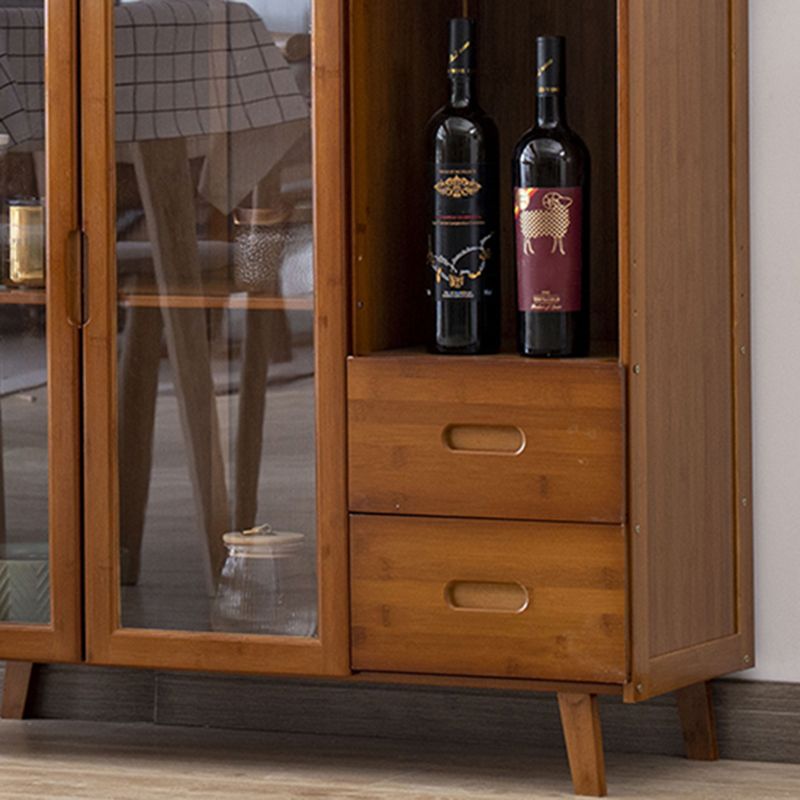 Modern Style Buffet Sideboard Engineer Wood Buffet Stand with Cabinets