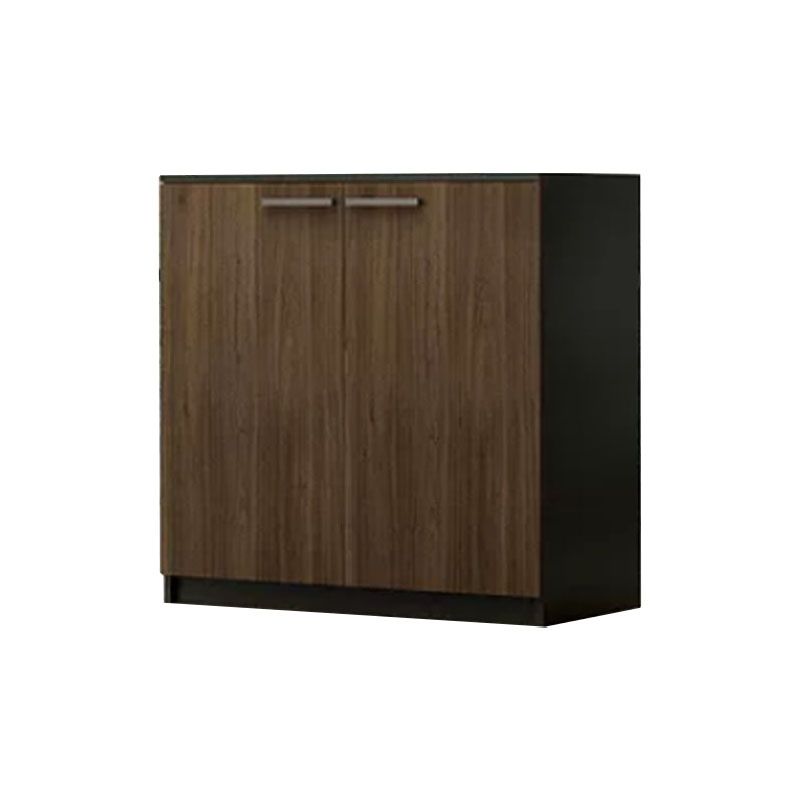 Nordic Style Filing Cabinet Wooden Frame Lateral File Cabinet