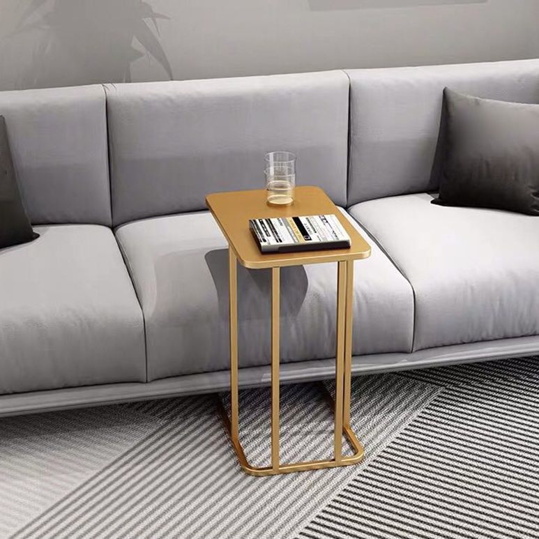 23.83" Tall Contemporary Style Side End Table Metal C Side Table
