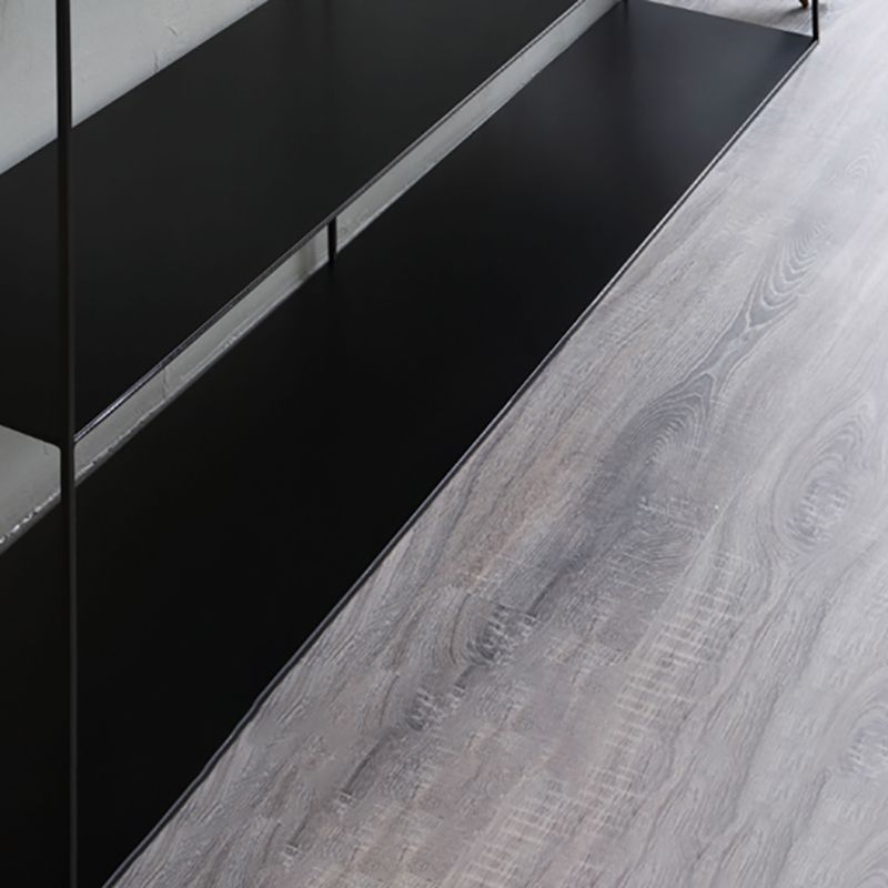 Horizontal Metal Bookcase Modern Style Open Back Bookshelf with Shelves