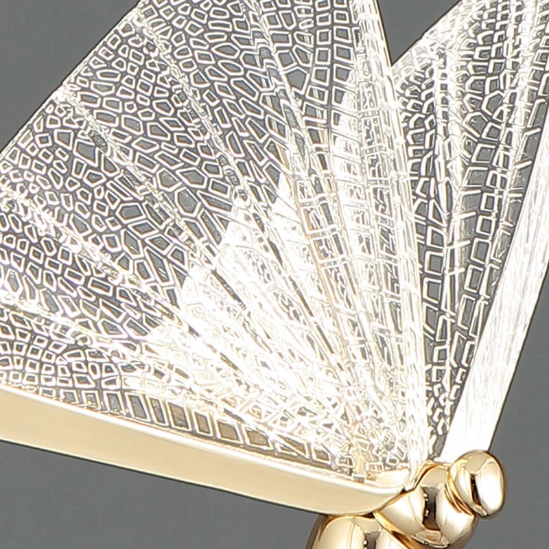 Éclairage pendentif en or