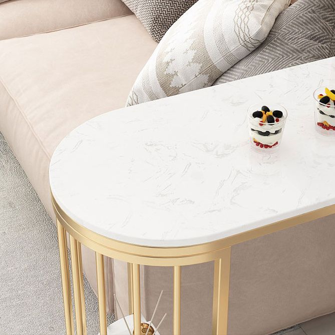 Glam Style Cocktail Bar Table 42-inch Height Metal Base Bar Height Storage Table