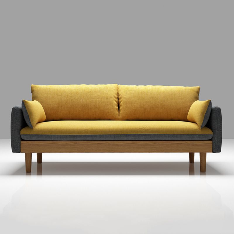 Coton Cotton Coton Coton Haut SOFA 29.53 "High Loose Back Coverred Sofa