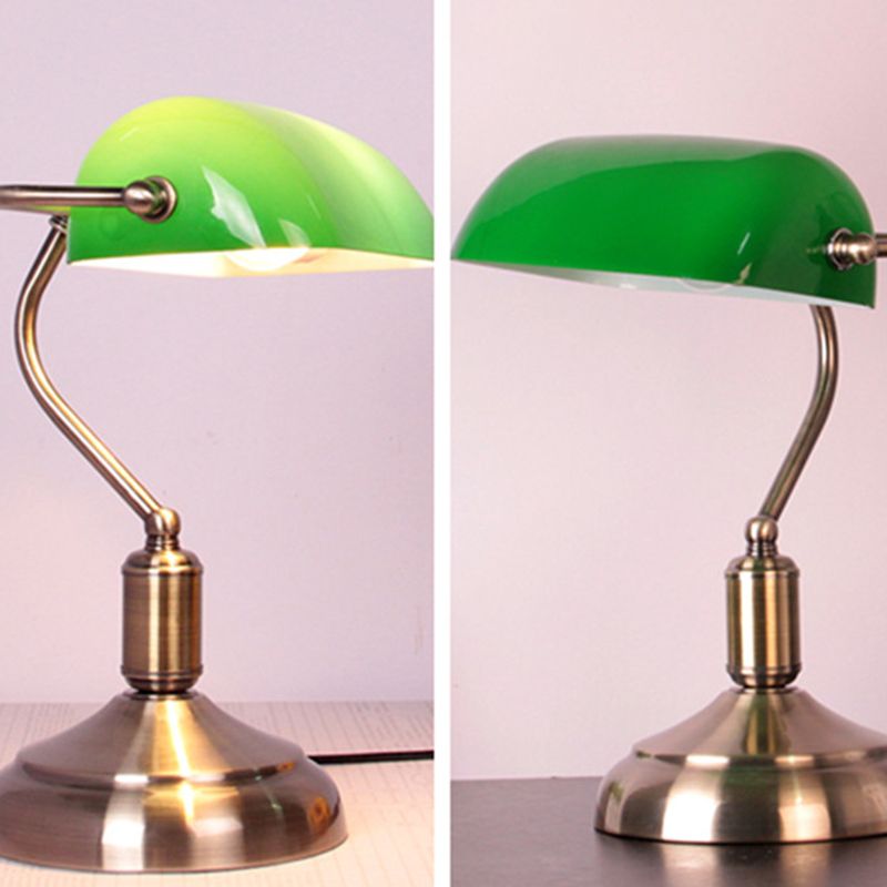 Stile moderno a forma unica da tavolo da tavolo vetro 1 luce da tavolo leggera