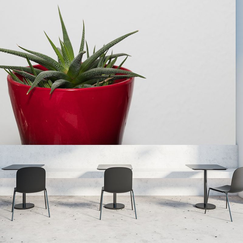 Green Plants Water-Resistant Wall Mural Personalized Size Simple Decoration for Office