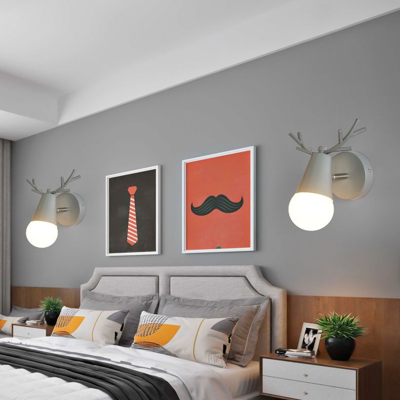 Lámpara de pared geométrica de estilo moderno metal 1 lámpara de luz de luz