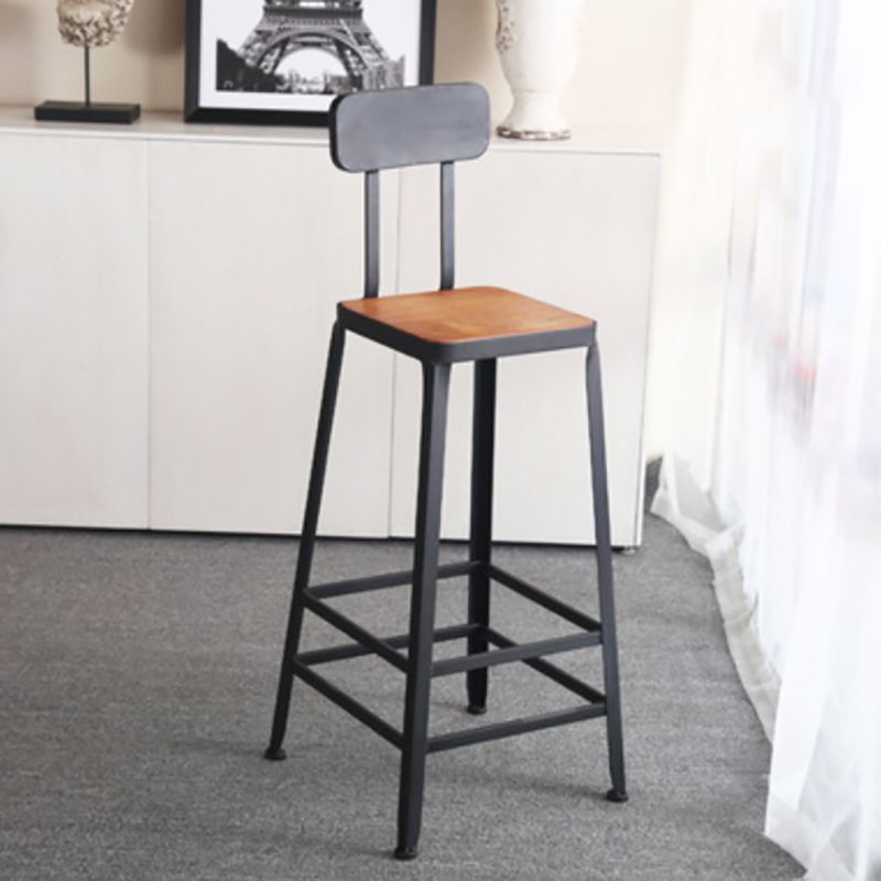 Modern Bar Table Set 1/6 Pieces Solid Wood Counter Height Set for Indoor