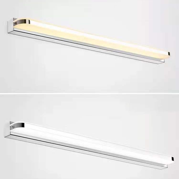 Modern LED Vanity Light Simple Long Strip Shape Mirror Front Light for Bathroom
